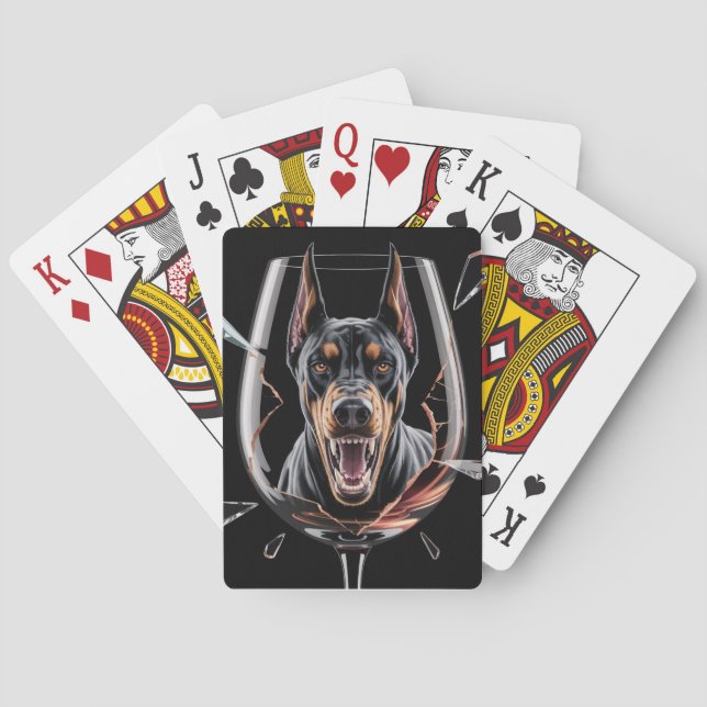 BARALHO CARTAS DE JOGO DOBERMAN (Verso)