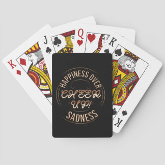 BARALHO  CARTAS DE JOGO ESCOLHA FELIZ ALEGRAR 