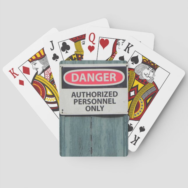 Baralho Cartas de Jogo Perigosas (Verso)