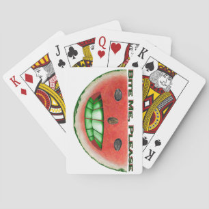 Baralho Cartas de Melancia Morda Me