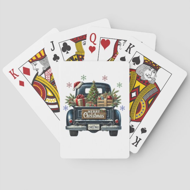 Baralho Cartas de Natal Alegres (Verso)
