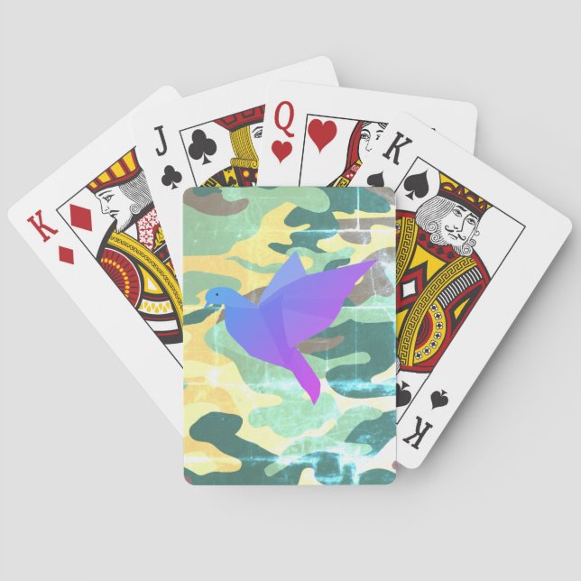 Baralho Cartas de Paz Pombo Camuflado (Verso)