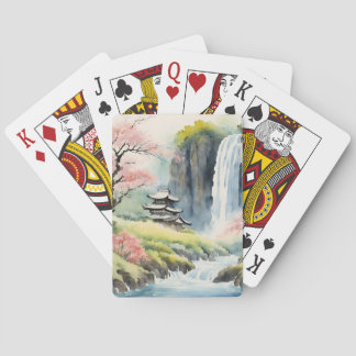 Baralho Cartas de Poker Casa Aquarela Zen