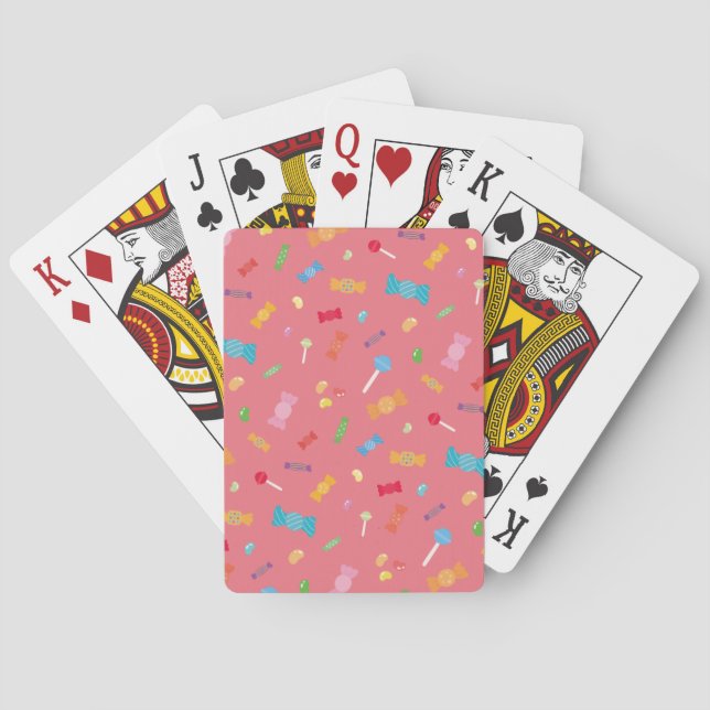 Baralho Cartas de Poker de Doces Fofos (Verso)
