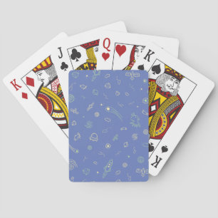 Baralho Cartas de Poker Espaço Galáxia Minimalista