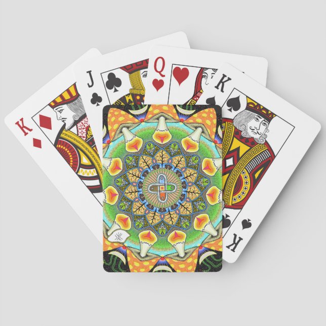 Baralho Cartas de Poker "Harmonia" (cor) (Verso)