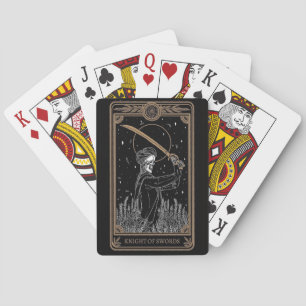 Baralho Cartas de Poker Místicas - Cavaleiro de Espadas Ta
