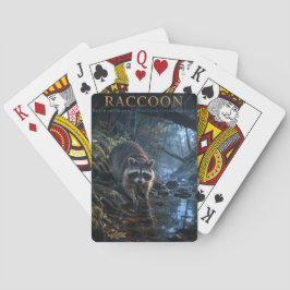 Baralho Cartas de pôquer de ANIMAIS do riacho da floresta
