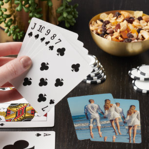 Baralho Cartas de Pôquer de Fotos Personalizadas - Carta d