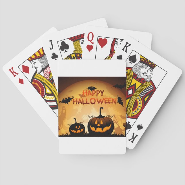 Baralho Cartas de pôquer de Halloween (Verso)