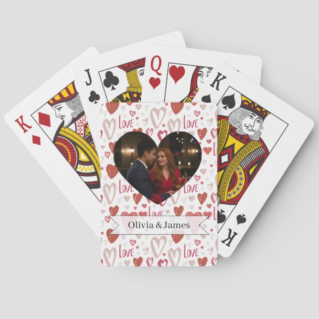 Baralho Cartas de Pôquer do Dia dos Namorados (Verso)