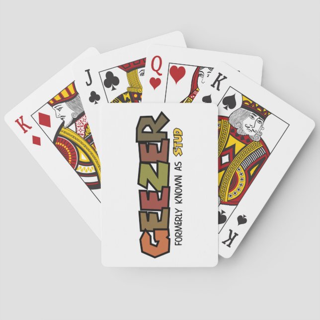 Baralho Cartas de pôquer Geezer (Verso)