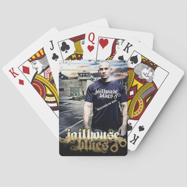 Baralho Cartas de Pôquer Oficial Jailhouse Blues® (Verso)
