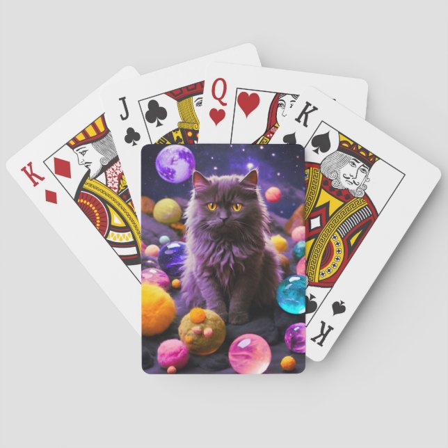 Baralho Cartas de Pôquer para Amantes de Gatos (Verso)