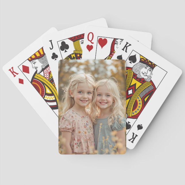 Baralho Cartas de Pôquer Personalizadas com Foto (Verso)