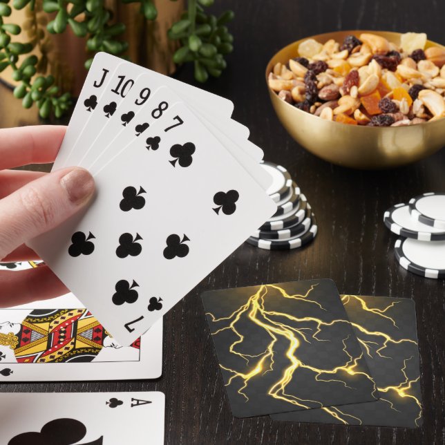Baralho Cartas de Pôquer Raio (In situ)