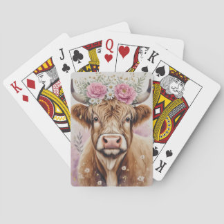 Baralho Cartas de Pôquer Vaca das Terras Altas