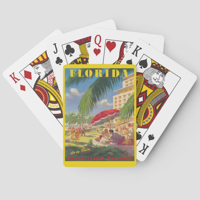 Baralho Cartas de Viagem da Flórida (Verso)