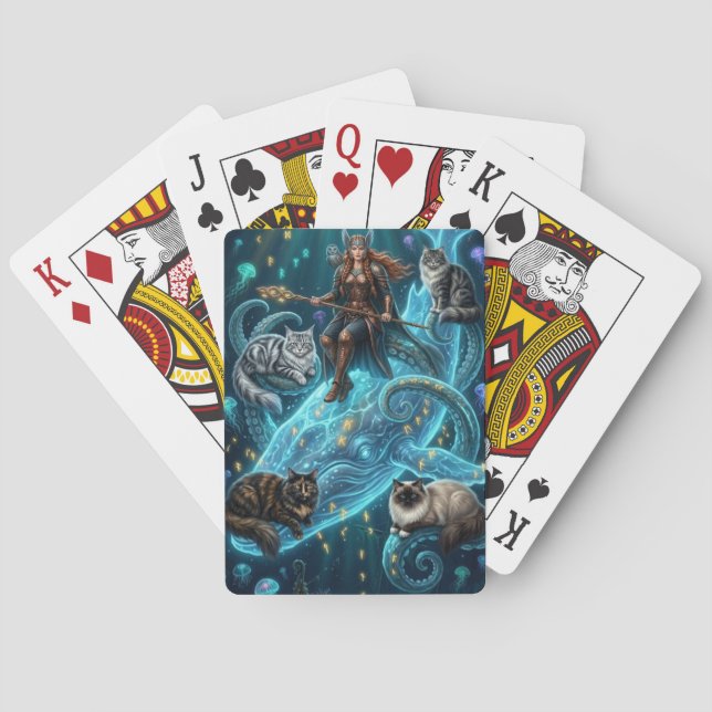 Baralho cartas deusas (Verso)