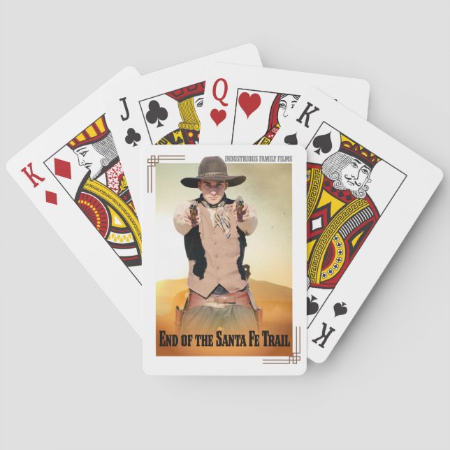 Baralho Cartas do Fim da Trilha de Santa Fe (Verso)
