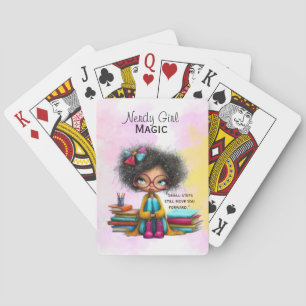 Baralho Cartas Motivacionais de Menina Inteligente Nerd