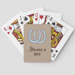 Baralho Cartas Personalizadas de Cavalo de Ferradura Ocide