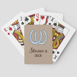 Baralho Cartas Personalizadas de Cavalo de Ferradura Ocide