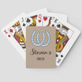 Baralho Cartas Personalizadas de Ferradura Ocidental