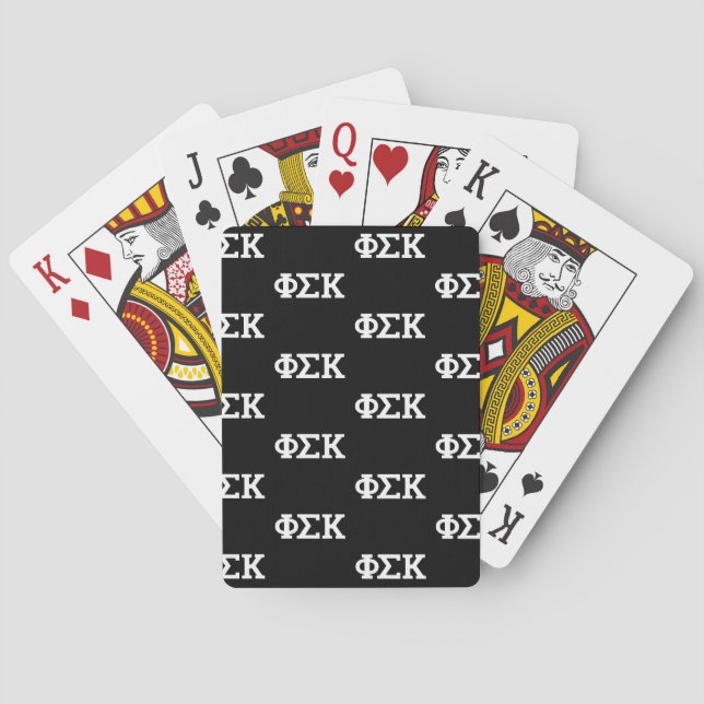 Baralho Cartas Phi Sigma Kappa (Verso)