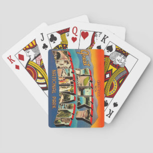 Baralho Cartas Retro do Parque das Grandes Montanhas Fumos