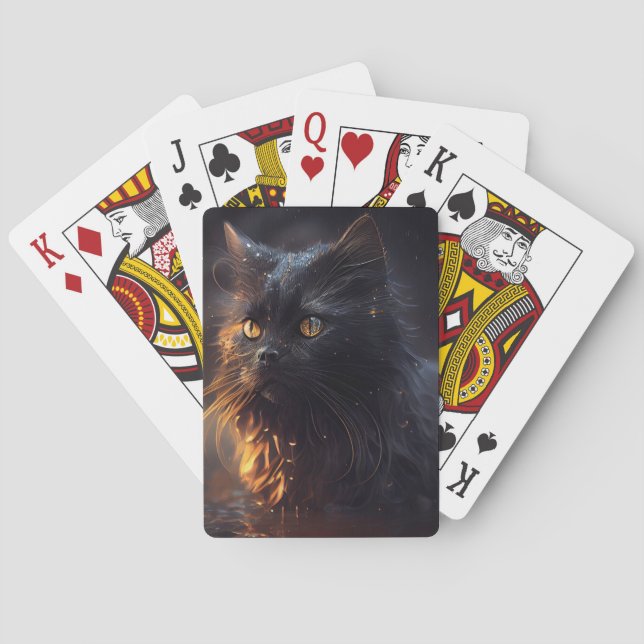 Baralho Cartes à jouer Black Cat (Verso)