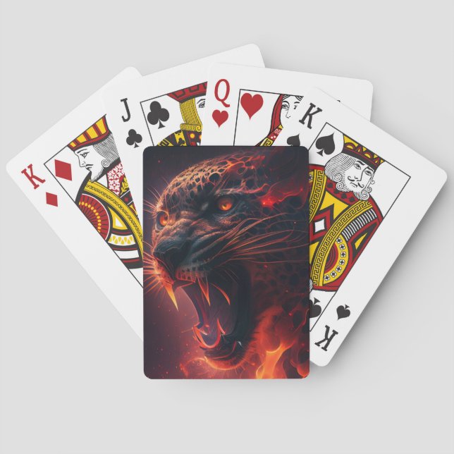 Baralho Cartes à jouer Guépard (Verso)