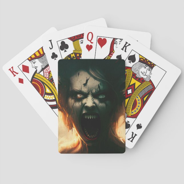 Baralho Cartes à jouer Horreur (Verso)