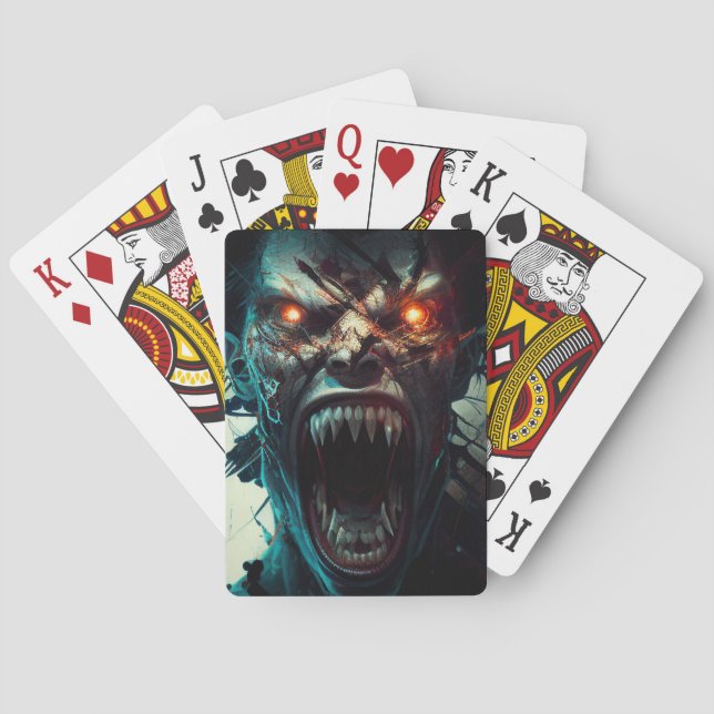 Baralho Cartes à jouer Horreur (Verso)