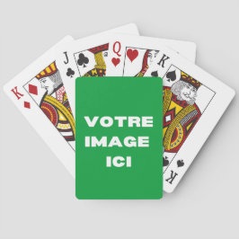 Baralho Cartes à jouer - Votre image ici - personnalisée