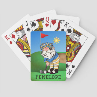 Baralho Cartões Clássicos De Jogada Gnomo Monograma