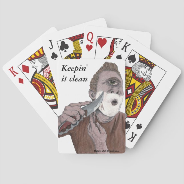 Baralho Cartões de Arte Limpa e Limpa (Verso)