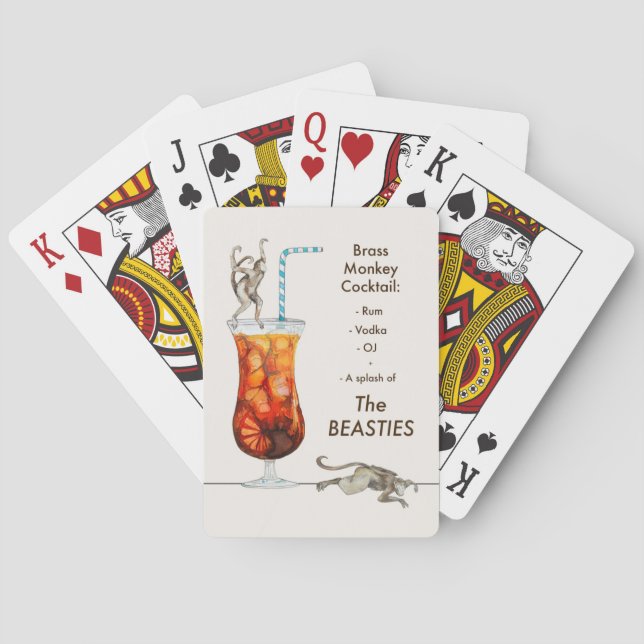 Baralho Cartões De Brass Monkey (Verso)