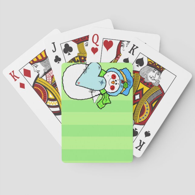 Baralho Cartões de Brincadeira com Pensamento de Natal (Verso)