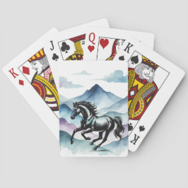 Baralho Cartões de Brincadeira Maiestosos para Cavalos e A