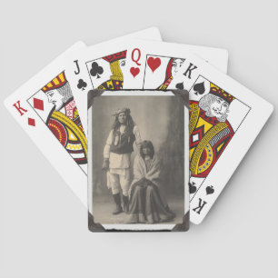 Baralho Cartões De Brincadeira Nativos Americanos