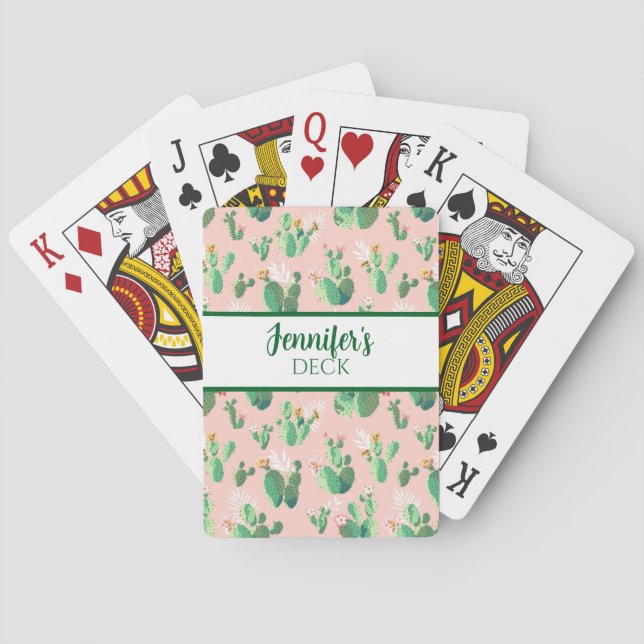 Baralho Cartões de Brincadeira, Rosa e Teto, do Sudoeste (Verso)