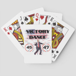 Baralho Cartões de dança vitoriosos