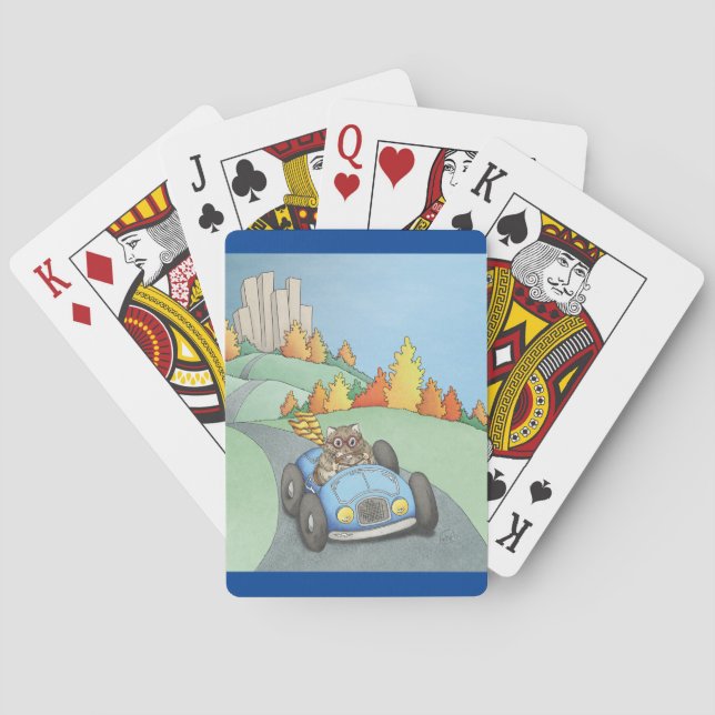 Baralho Cartões De Jogada De Fim De Semana De Hamster (Verso)