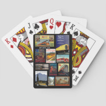 Cartões De Jogada Para Publicidade Ferroviária Vin