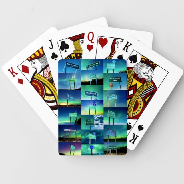 Baralho Cartões de Jogada "Road Sign of Kittson County" (Criador carregado)