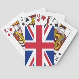 Baralho Cartões de jogar bandeira britânica