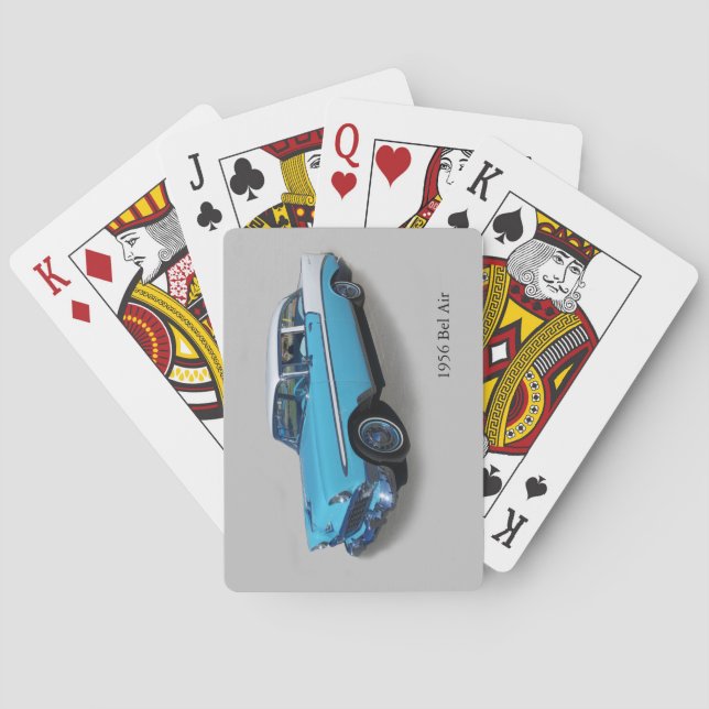 Baralho Cartões de jogar Bel Air de 1956 (Verso)
