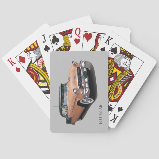 Baralho Cartões de jogar Brown Bel Air 1955 (Verso)