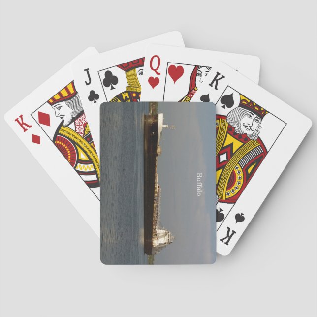 Baralho Cartões de jogar Buffalo (Verso)